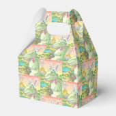 TYRANNOSAURUS T-REX EASTER BUNNY GABLE FAVOR BOX GESCHENKSCHACHTEL (Rückseite)