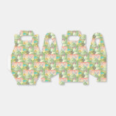 TYRANNOSAURUS T-REX EASTER BUNNY GABLE FAVOR BOX GESCHENKSCHACHTEL (Ungefaltet)