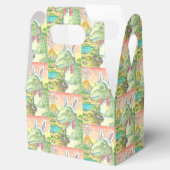 TYRANNOSAURUS T-REX EASTER BUNNY GABLE FAVOR BOX GESCHENKSCHACHTEL (Geöffnet)