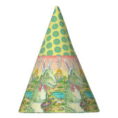 TYRANNOSAURUS T-REX EASTER BUNNY PARTY HAT Dino Partyhütchen (Rechts)