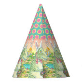 TYRANNOSAURUS T-REX EASTER BUNNY PARTY HAT Dino Partyhütchen (Rückseite)