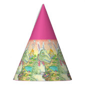 TYRANNOSAURUS T-REX EASTER BUNNY PARTY HAT Dino Partyhütchen (Links)