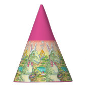 TYRANNOSAURUS T-REX EASTER BUNNY PARTY HAT Dino Partyhütchen (Rechts)