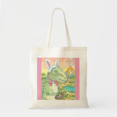 TYRANNOSAURUS T-REX, OSTTER DINOSAUR TOTE BAG TRAGETASCHE (Vorne)