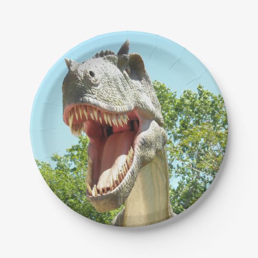 Tyrannosaurus T-Rex Pappteller (Vorderseite)