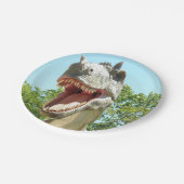 Tyrannosaurus T-Rex Pappteller (Schrägansicht)