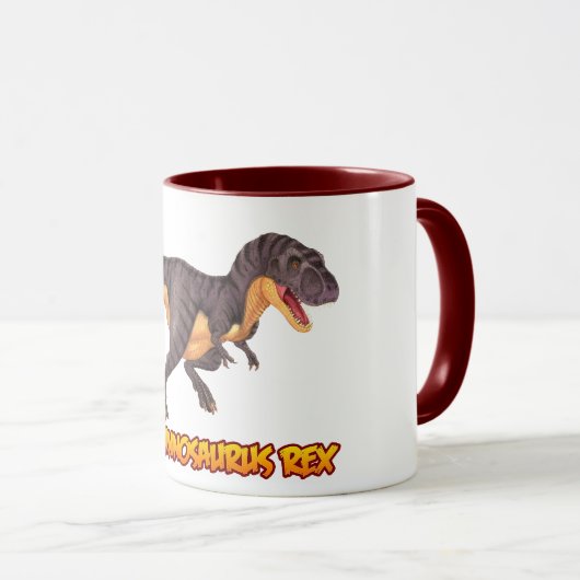 Tyrannosaurus-Tasse Tasse (VorderseiteRechts)