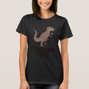 Tyrannosaurus Text Dinosaurier mit kleinen Waffen T-Shirt