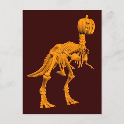 Tyrannosaurus tricktreatus postkarte (Vorderseite)