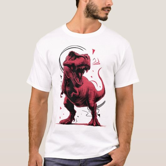Tyrannosaurus , Tyrex-Dinosaurier T-Shirt (Vorderseite)