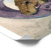 Tyrannosaurus und Alamosaurus Print Poster (Ecke)