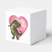 Tyrannosaurus Valentinstag Geschenkschachtel (Rückseite)