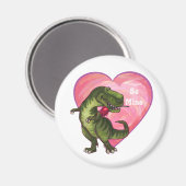 Tyrannosaurus Valentinstag Magnet (Vorderseite/Rückseite)