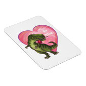 Tyrannosaurus Valentinstag Magnet (Rechte Seite)