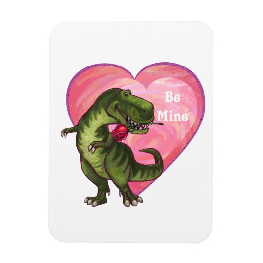 Tyrannosaurus Valentinstag Magnet (Vertikal)