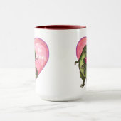 Tyrannosaurus Valentinstag Tasse (Zentrum)