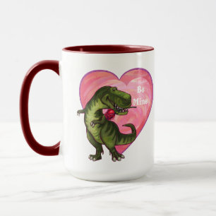 Tyrannosaurus Valentinstag Tasse
