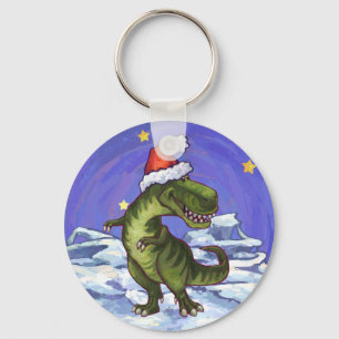 Tyrannosaurus Weihnachten Schlüsselanhänger