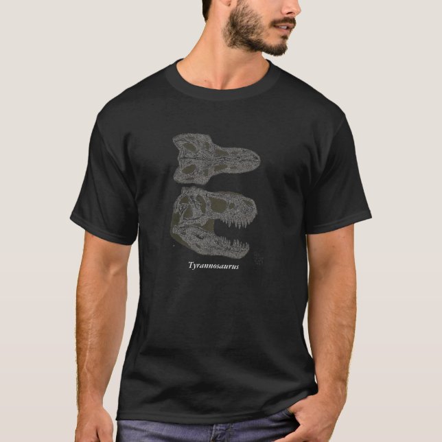 Tyrannosaurusdinosaurier-Schädel-Shirt Gregory T-Shirt (Vorderseite)