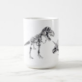 Tyrannosaurusrex und Triceratops Kaffeetasse (Mittel)