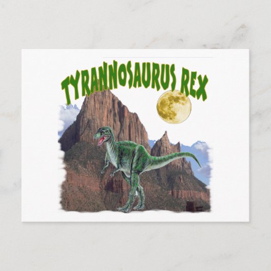 Tyrannosurus Rex Postkarte (Vorderseite)
