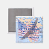 TYRANNY VS LIBERTY MAGNET (Vorderseite/Rückseite)