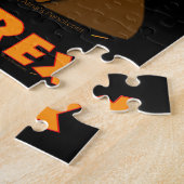 Tyranosaurus Rex Dinosaurier Individuelle Name Jig Puzzle (Seite)