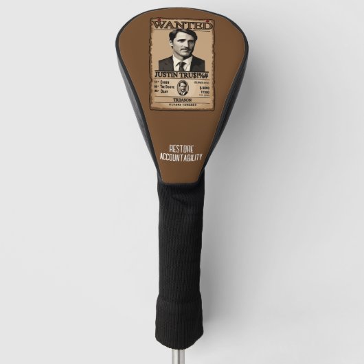 TyrantWear: Rechenschaftspflicht fordern Golf Headcover (Vorderseite)