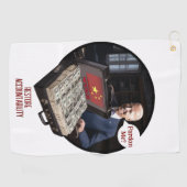 TyrantWear: Verzeihung? Golfhandtuch (Horizontal)