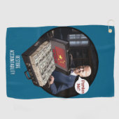 TyrantWear: Verzeihung? Golfhandtuch (Horizontal)