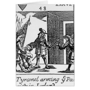 Tyrconnel, das die Papisten in Irland bewaffnet
