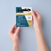 Tyre Change, Auto Mechanic & Repairs Advertising Flyer (Gruppe)