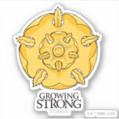 Tyrell Sigil - Starkes Wachstum Aufkleber (Vorderseite)