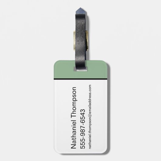 Tyrell Sigil - Starkes Wachstum Gepäckanhänger (Rückseite vertikal)