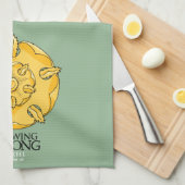 Tyrell Sigil - Starkes Wachstum Geschirrtuch (Viertel Falte)