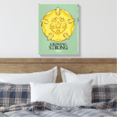 Tyrell Sigil - Starkes Wachstum Leinwanddruck (Insitu (Schlafzimmer))