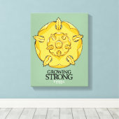 Tyrell Sigil - Starkes Wachstum Leinwanddruck (Insitu (Holzboden))