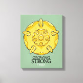 Tyrell Sigil - Starkes Wachstum Leinwanddruck (Vorderseite)