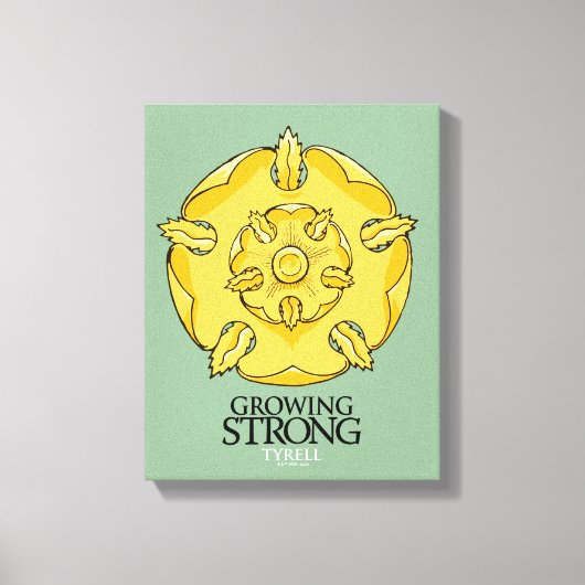 Tyrell Sigil - Starkes Wachstum Leinwanddruck (Vorderseite)