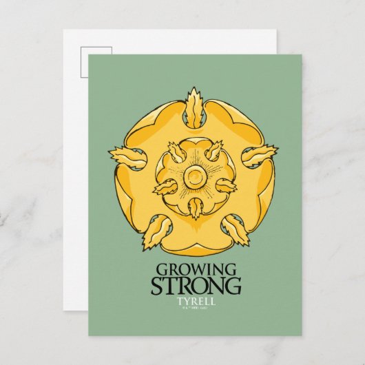 Tyrell Sigil - Starkes Wachstum Postkarte (Vorne/Hinten)
