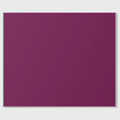 Tyrian Lila Matte Wrapping Paper Geschenkpapier (Flach)