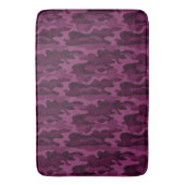 Tyrian Lila Monocolor Camouflage Badematte (Vorderseite Vertikal)