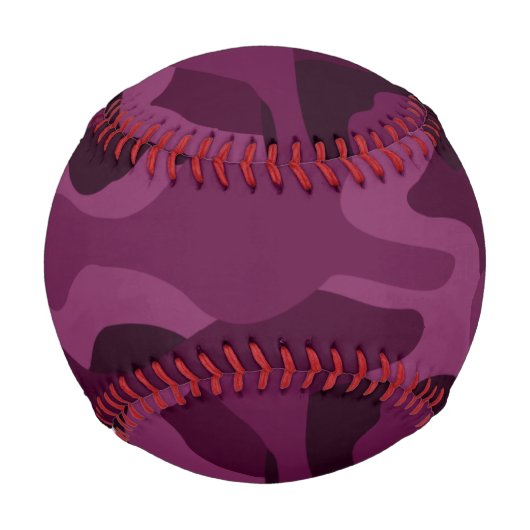 Tyrian Lila Monocolor Camouflage Baseball (Vorderseite)