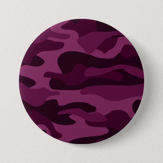 Tyrian Lila Monocolor Camouflage Button (Vorderseite)