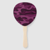 Tyrian Lila Monocolor Camouflage Fächer (Rückseite)