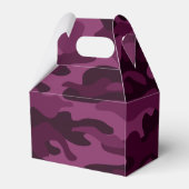 Tyrian Lila Monocolor Camouflage Geschenkschachtel (Rückseite)