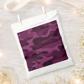 Tyrian Lila Monocolor Camouflage Geschenktütchen (Ausgeschnitten)