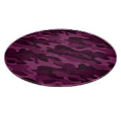 Tyrian Lila Monocolor Camouflage Schneidebrett (Ecke)