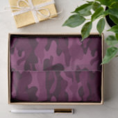 Tyrian Lila Monocolor Camouflage Seidenpapier (Geschenk)