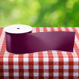 Tyrian Lila Solid Color Satinband